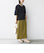 〈手洗い可能〉シアー トリコット ショート スリーブ プルオーバー