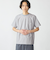 SHIPS: ジャカード マイクロ ボーダー Tシャツ