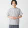 SHIPS: ジャカード マイクロ ボーダー Tシャツ