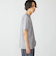 SHIPS: ジャカード マイクロ ボーダー Tシャツ