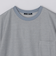SHIPS: ジャカード マイクロ ボーダー Tシャツ