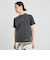 City Ambient Products: フラワー プリント フェード ピグメント Tシャツ