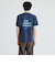 City Ambient Products: フラワー プリント フェード ピグメント Tシャツ