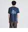 City Ambient Products: フラワー プリント フェード ピグメント Tシャツ