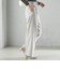 〈手洗い可能〉Asami 麻調合繊 2タック ワイドパンツ