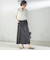 〈手洗い可能〉ポリエステル 麻 スキッパー プルオーバー