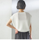 〈手洗い可能〉ポリエステル 麻 スキッパー プルオーバー