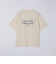 SHIPS: UNDYED オーガニック プリント Tシャツ