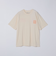 SHIPS: UNDYED オーガニック プリント Tシャツ