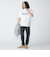 【SHIPS別注】Champion: SHIPS ロゴ プリント Tシャツ