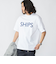 【SHIPS別注】Champion: SHIPS ロゴ プリント Tシャツ