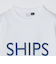 【SHIPS別注】Champion: SHIPS ロゴ プリント Tシャツ