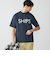 【SHIPS別注】Champion: SHIPS ロゴ プリント Tシャツ