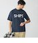 【SHIPS別注】Champion: SHIPS ロゴ プリント Tシャツ