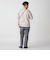 SHIPS: 抗菌・防臭 NANO-FINE(R) ハイゲージ Vネック Tシャツ (ロンT)