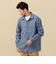 SHIPS×CORNERWEAR: アメリカ製 シャンブレー オープンカラー シャツ