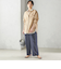 〈手洗い可能〉IMPERIAL LINEN オーバー シャツ
