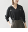 SHIPS any: AQUA カシミヤ ミックス スキッパーカラー プルオーバー