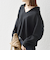 SHIPS any: AQUA カシミヤ ミックス スキッパーカラー プルオーバー