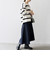 SHIPS any: AQUA カシミヤ ミックス スキッパーカラー プルオーバー