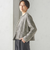 〈セレモニー対応可〉スラブ ツイード ノーカラー ジャケット（セットアップ対応）
