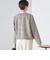 〈セレモニー対応可〉スラブ ツイード ノーカラー ジャケット（セットアップ対応）