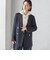 ウール ギャバ ダブル ブレザー