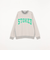 【WEB限定】SHIPS any: 〈手洗い可能〉スウェット ライク カレッジ ロゴ クルーネック ニット◇