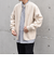 SHIPS any: 〈手洗い可能〉コットン カシミヤ ニット シングルライダース ブルゾン◇