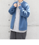 SHIPS any: 〈手洗い可能〉コットン カシミヤ ニット シングルライダース ブルゾン◇