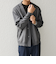 SHIPS any: 〈手洗い可能〉コットン カシミヤ混 コンビ ニット ジャケット◇