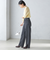〈洗濯機可能〉サイド スリット ストレート デニム