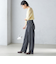 〈洗濯機可能〉サイド スリット ストレート デニム