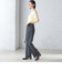 〈洗濯機可能〉サイド スリット ストレート デニム