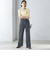 〈洗濯機可能〉サイド スリット ストレート デニム