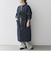 SHIPS any: 〈撥水加工〉中綿 クルーネック キルティング ロング コート