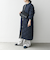 SHIPS any: 〈撥水加工〉中綿 クルーネック キルティング ロング コート