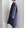 SHIPS any: 〈撥水加工〉中綿 クルーネック キルティング ロング コート