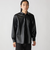 BENCH MARKING SHIRT: レギュラーカラー 合成皮革 シャツ
