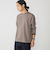 SHIPS: 鹿の子 ダブルフェイス クルーネック ロングスリーブ Tシャツ (ロンT)
