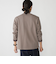 SHIPS: 鹿の子 ダブルフェイス クルーネック ロングスリーブ Tシャツ (ロンT)