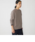 SHIPS: 鹿の子 ダブルフェイス クルーネック ロングスリーブ Tシャツ (ロンT)