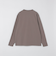 SHIPS: 鹿の子 ダブルフェイス クルーネック ロングスリーブ Tシャツ (ロンT)