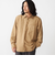 BENCH MARKING SHIRT: レギュラーカラー ポリエステル フェイクスエード シャツ