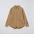 BENCH MARKING SHIRT: レギュラーカラー ポリエステル フェイクスエード シャツ
