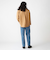 BENCH MARKING SHIRT: スキッパー ポリエステル フェイクスエード シャツ
