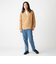 BENCH MARKING SHIRT: スキッパー ポリエステル フェイクスエード シャツ