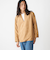 BENCH MARKING SHIRT: スキッパー ポリエステル フェイクスエード シャツ