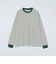 SHIPS: マイクロ ボーダー Tシャツ (ロンT)