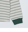 SHIPS: マイクロ ボーダー Tシャツ (ロンT)